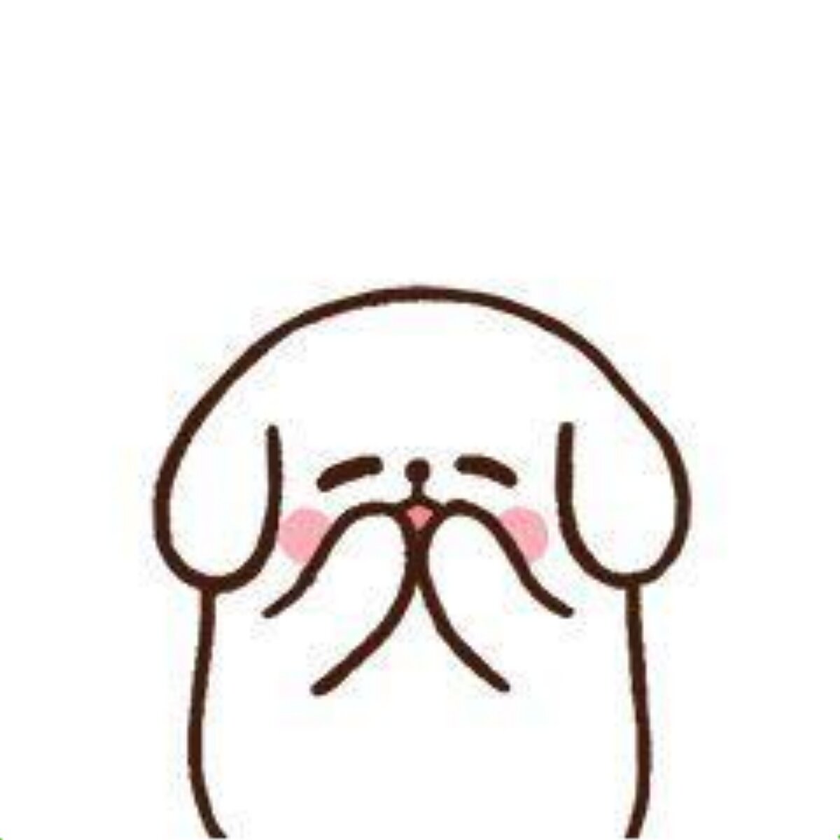 Sad Cartoon Dog