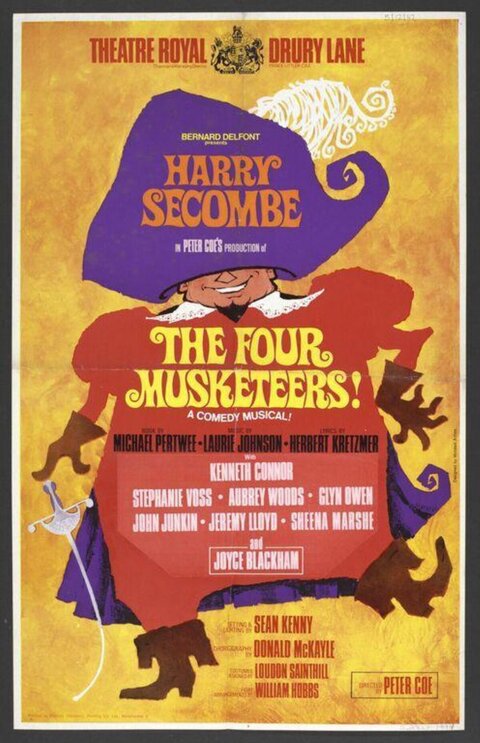 The Four Musketeers Musical Poster