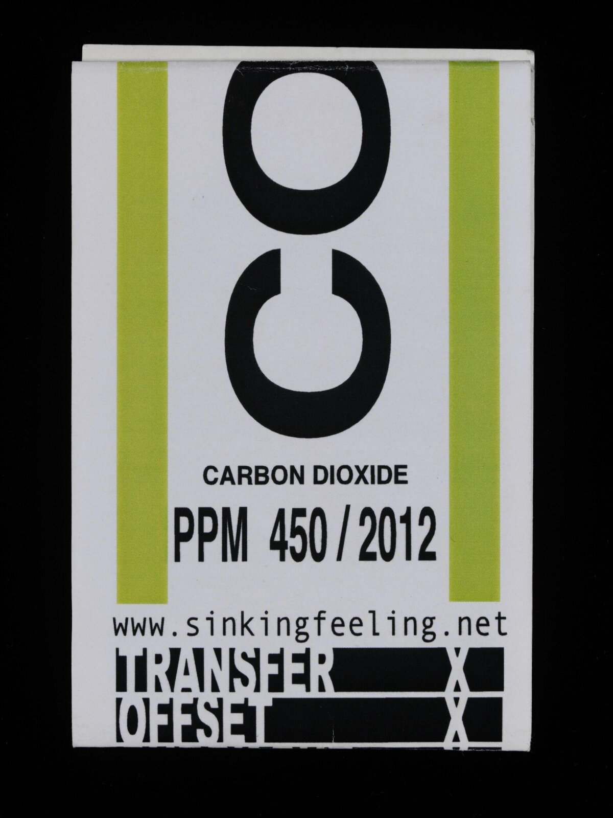 Carbon Dioxide PPM Print Label