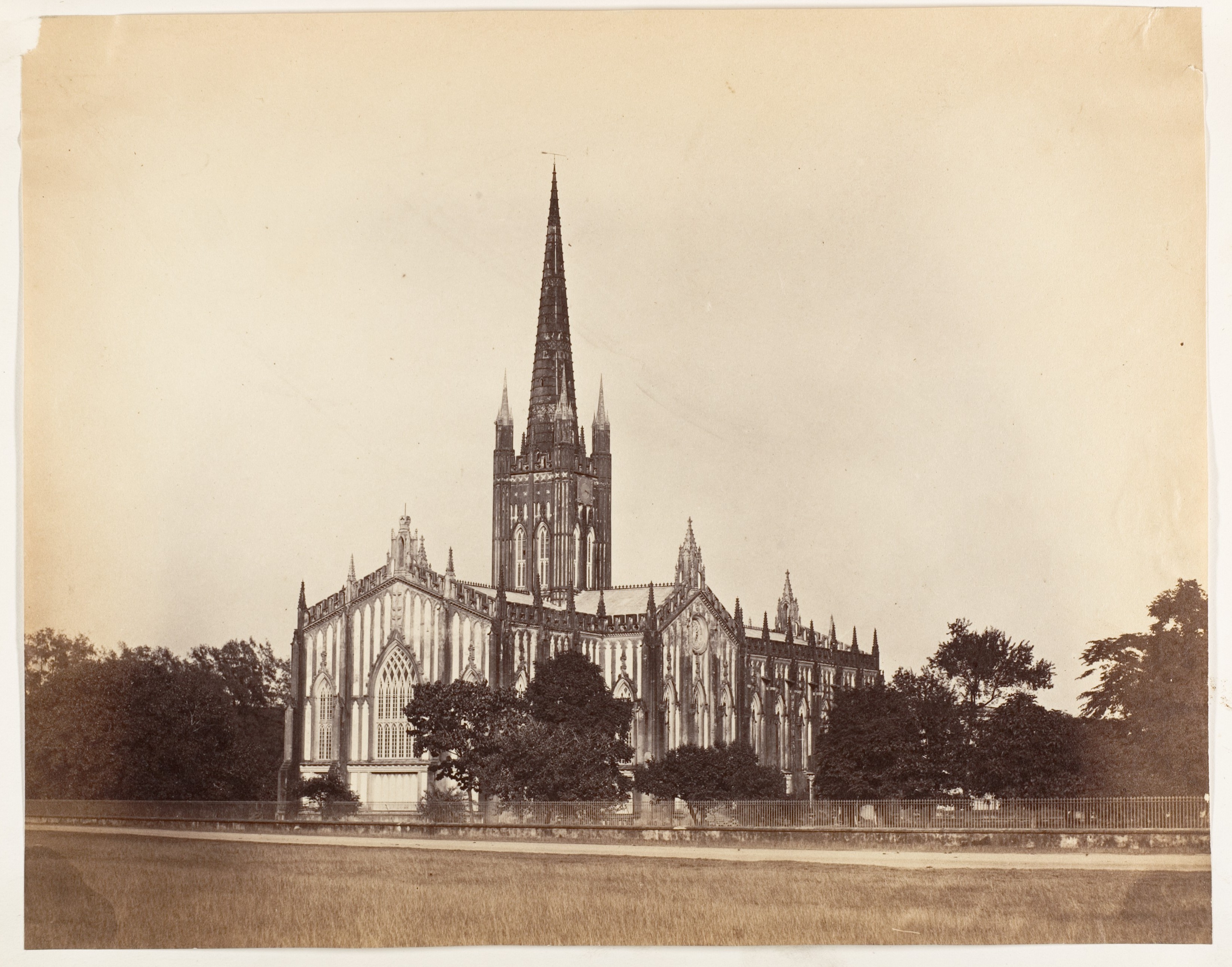 Vintage View of Gothic Cathedral