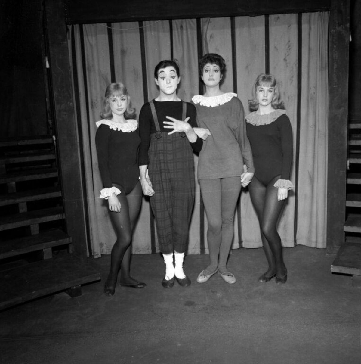 Mime Troupe Backstage Group Photo