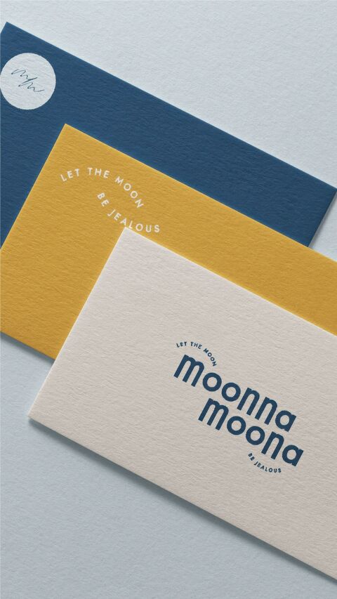 Moonna Moona Brand Stationery Design