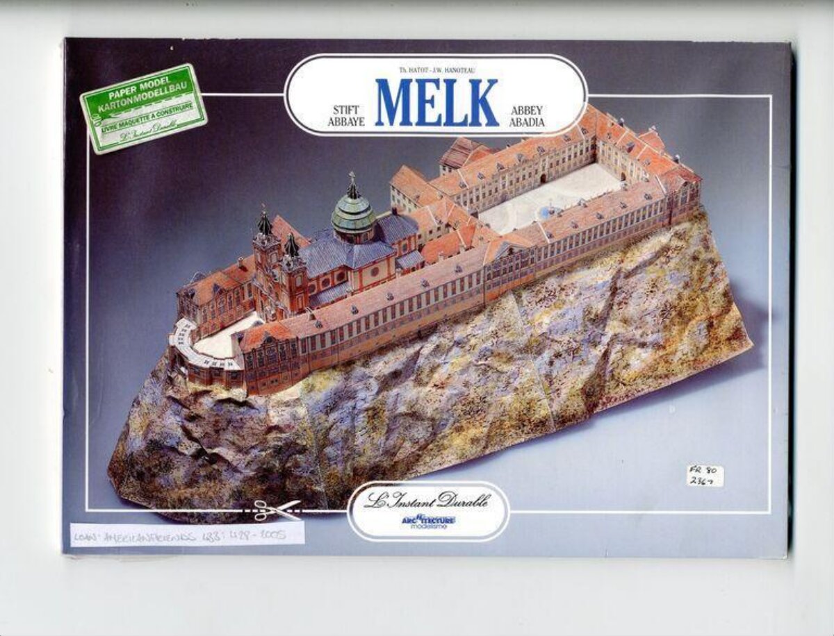 Melk Abbey Paper Model Packaging