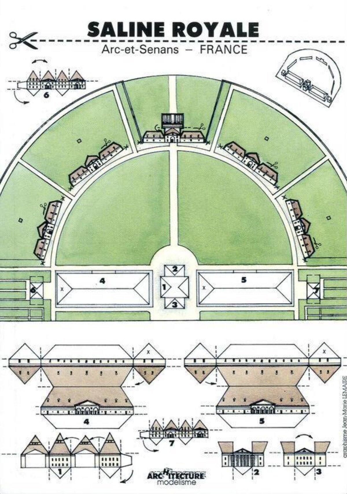 Saline Royale Paper Model Plan