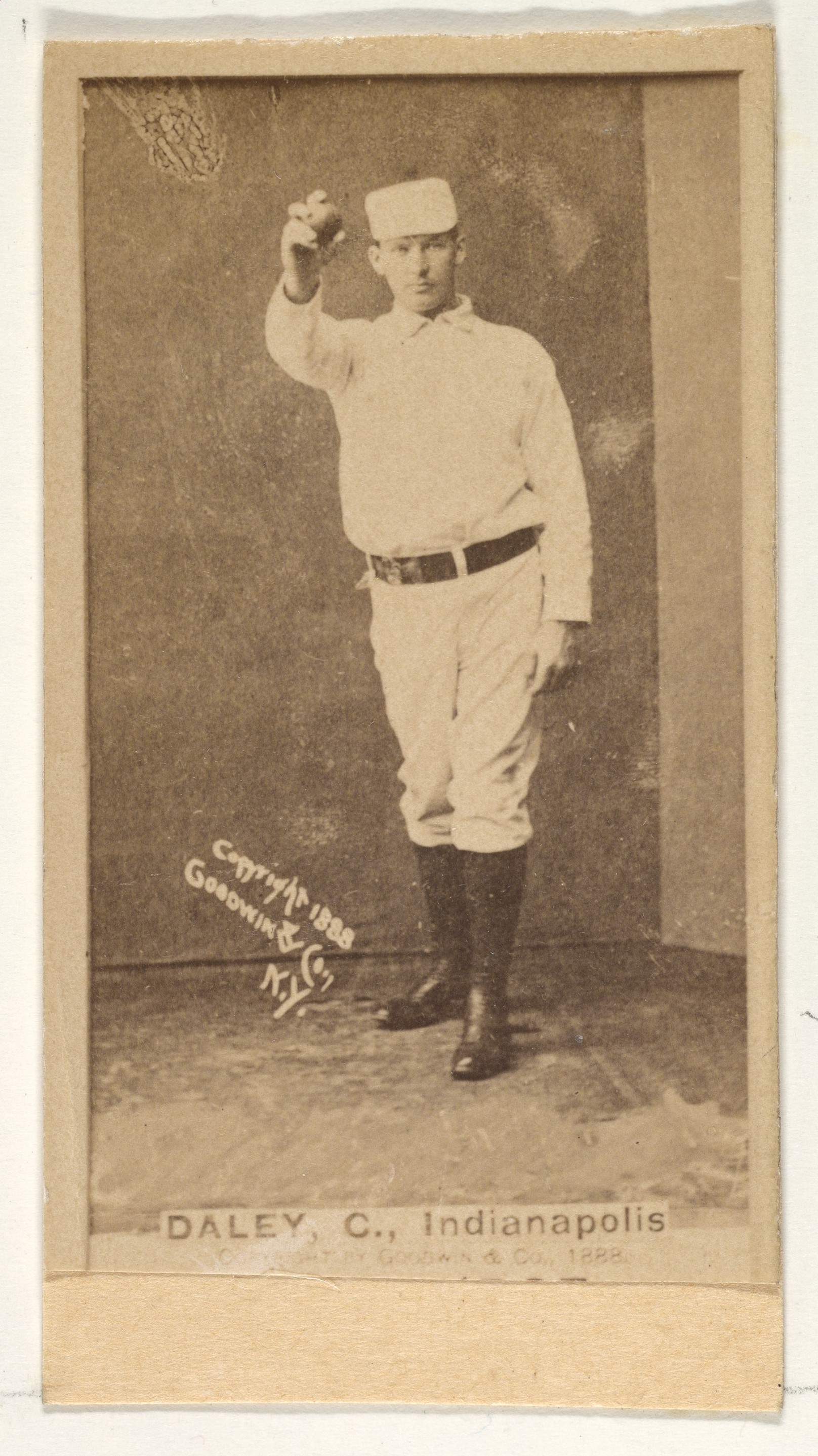 1888 C. Daley Indianapolis Baseball Card