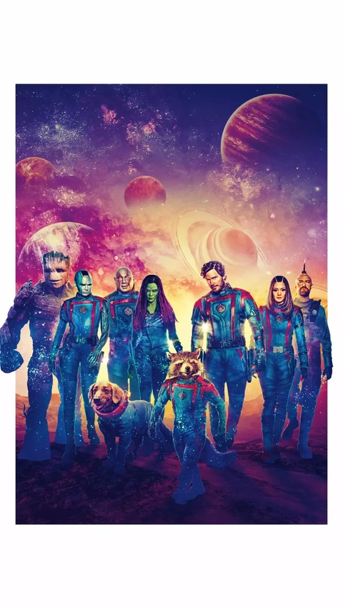 Guardians of the Galaxy Team Poster