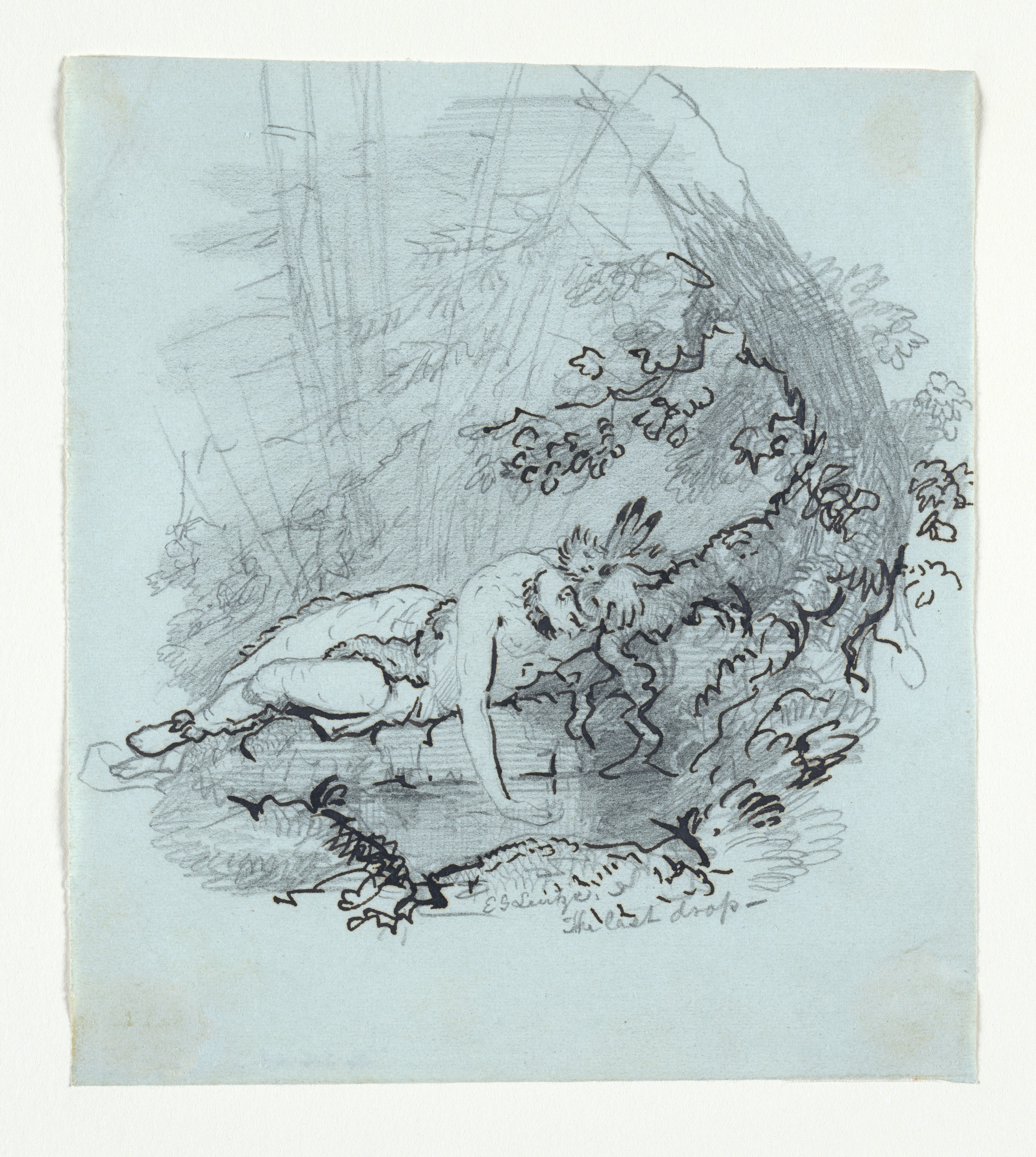 The Last Drop Pencil Sketch