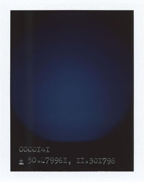 Dark Blue Gradient Frame With Coordinates