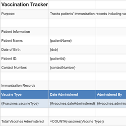 Vaccination Tracker
