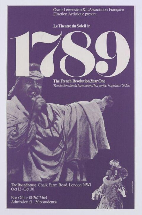 1789 The French Revolution Theatre Poster