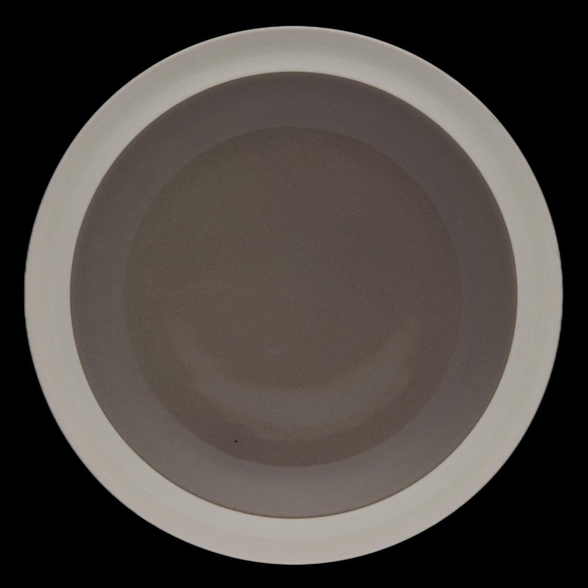 Plain Two-tone Round Plate