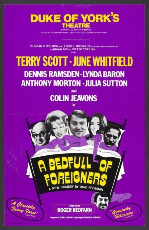 A Bedfull of Foreigners Theatre Poster