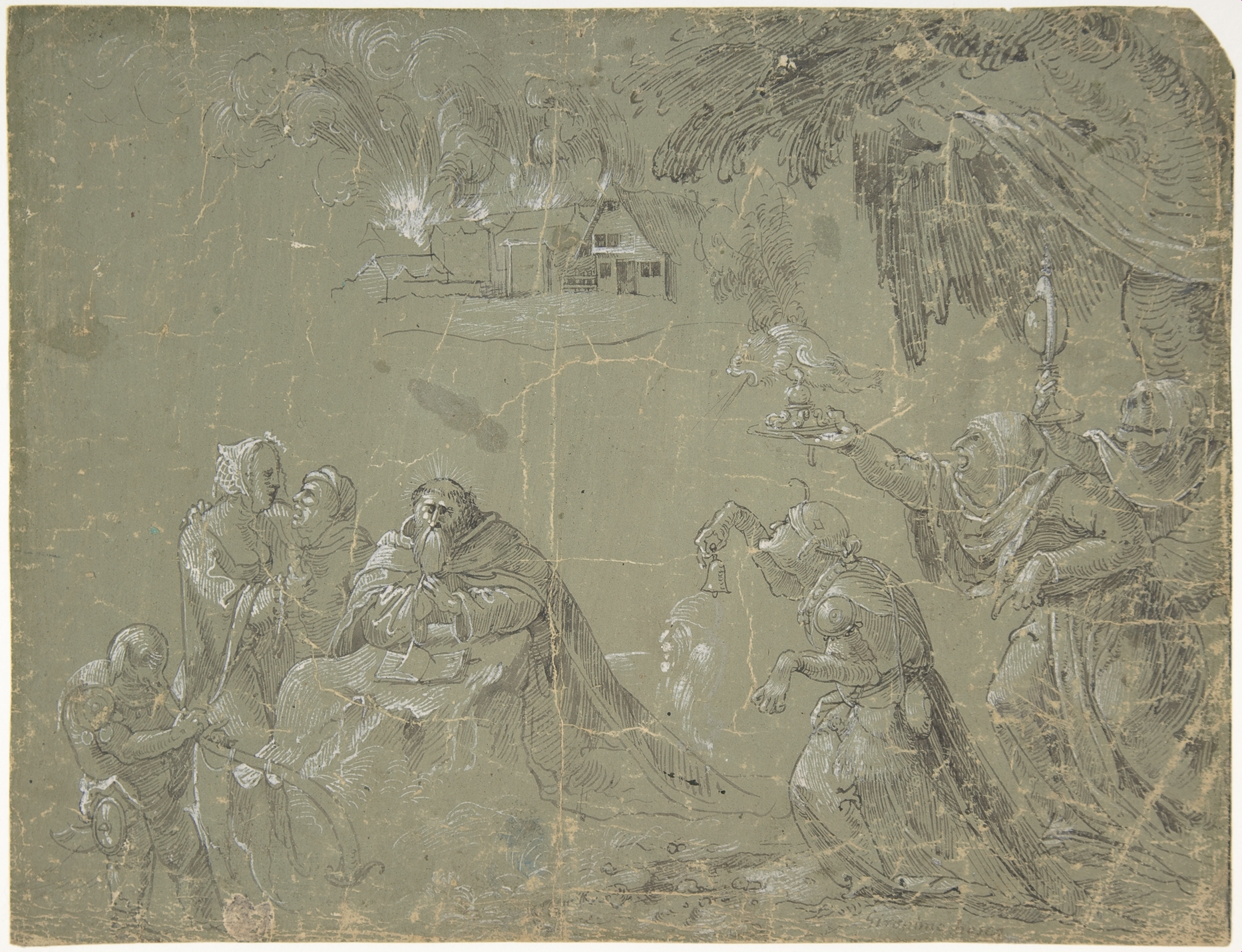 Temptation of Saint Anthony Sketch