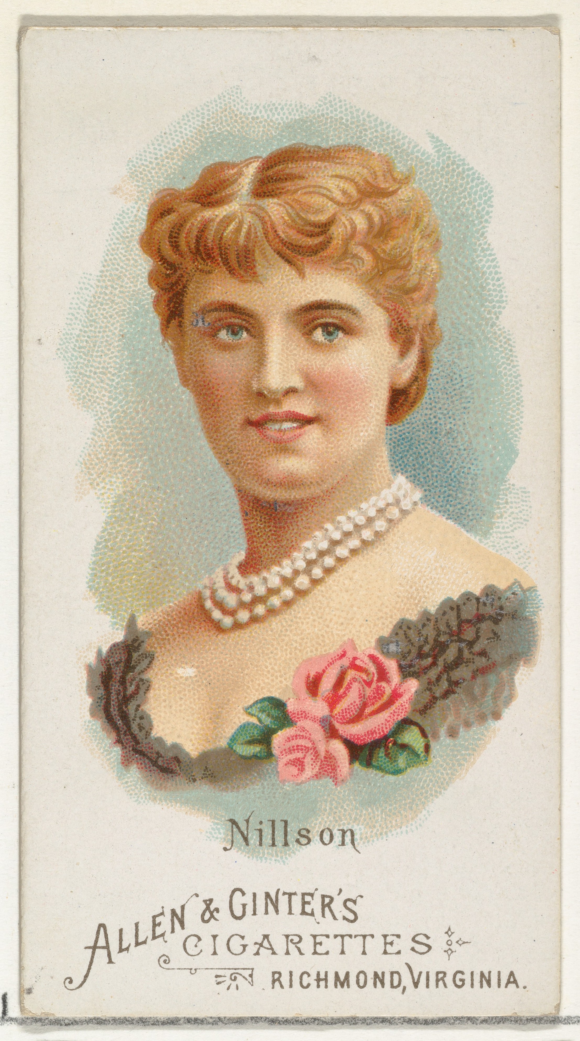 Vintage Nillson Allen & Ginter Cigarette Card