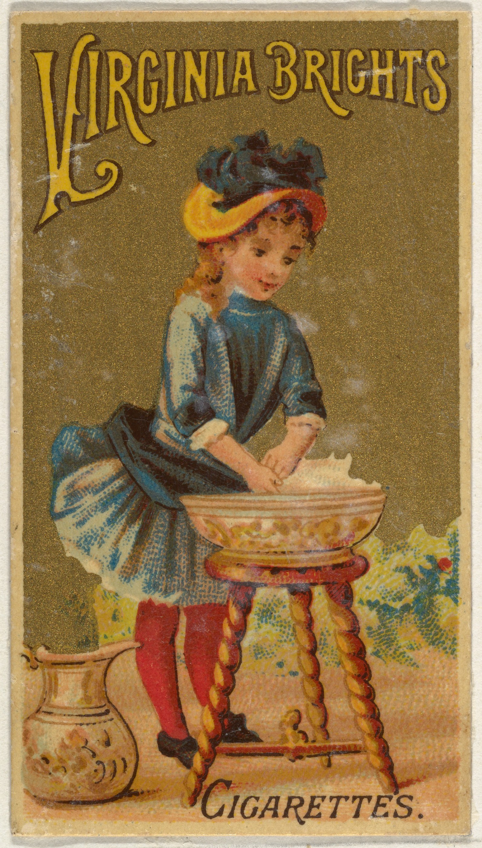 Virginia Brights Cigarettes Vintage Ad