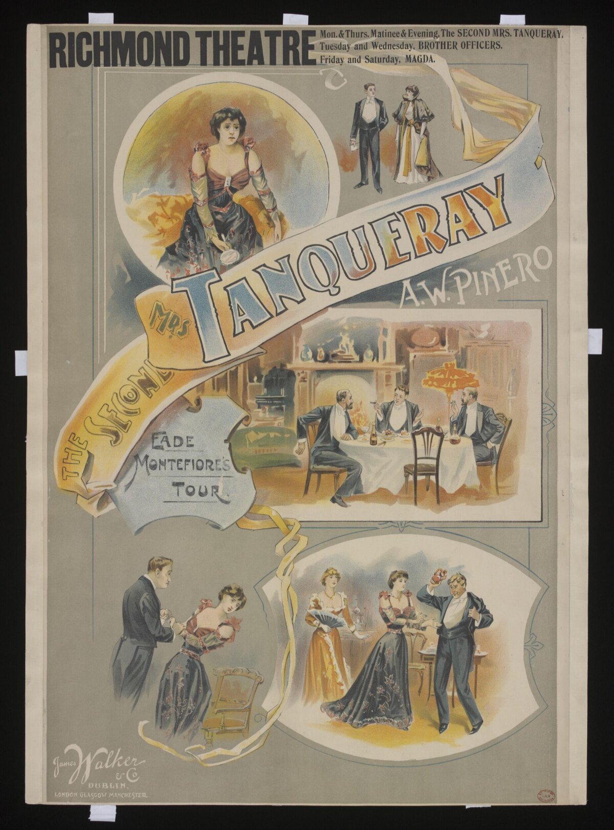 Richmond Theatre The Second Mrs Tanqueray Poster