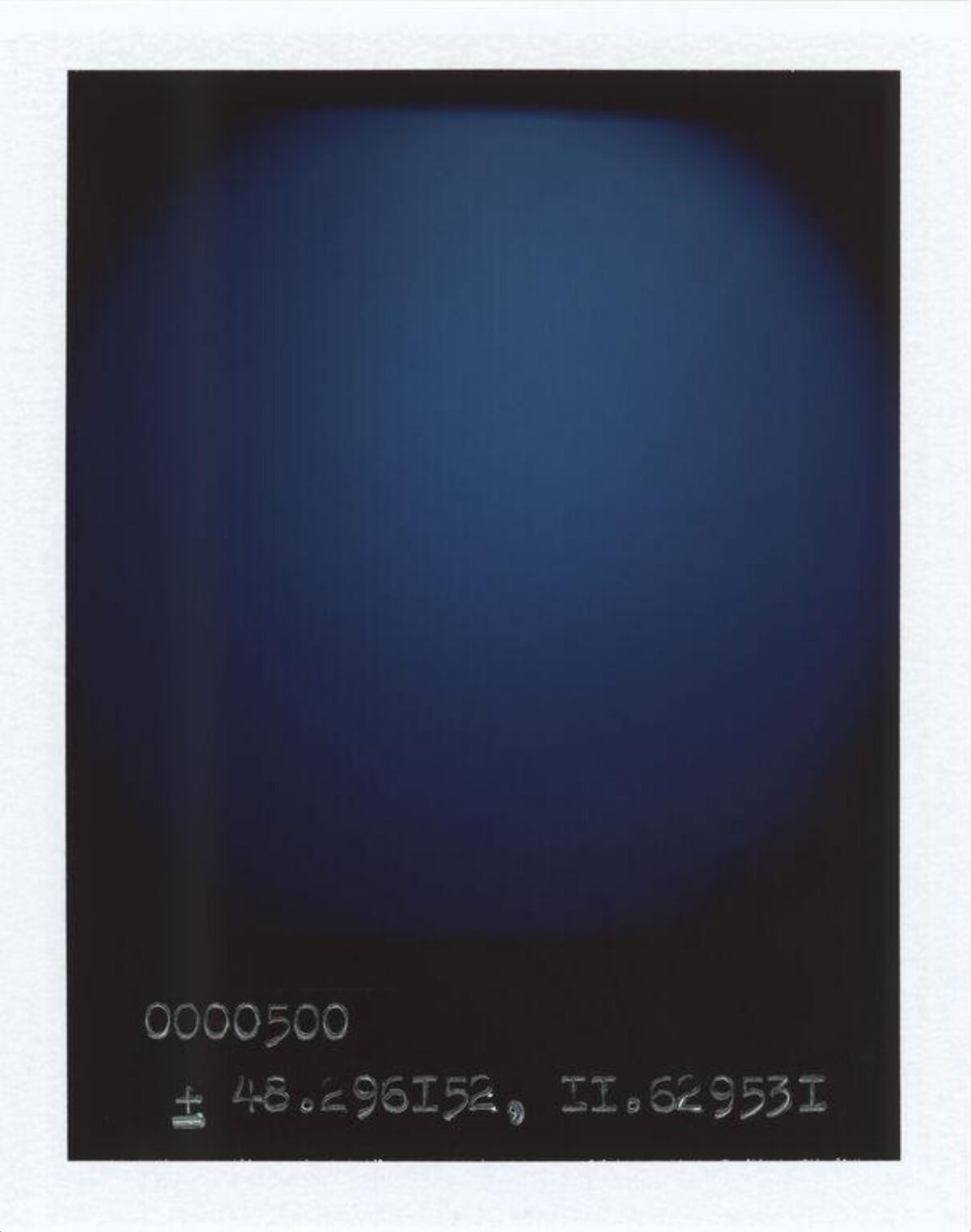 Blue Gradient Background With Coordinates