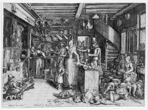 17th Century Dutch Kitchen Interior