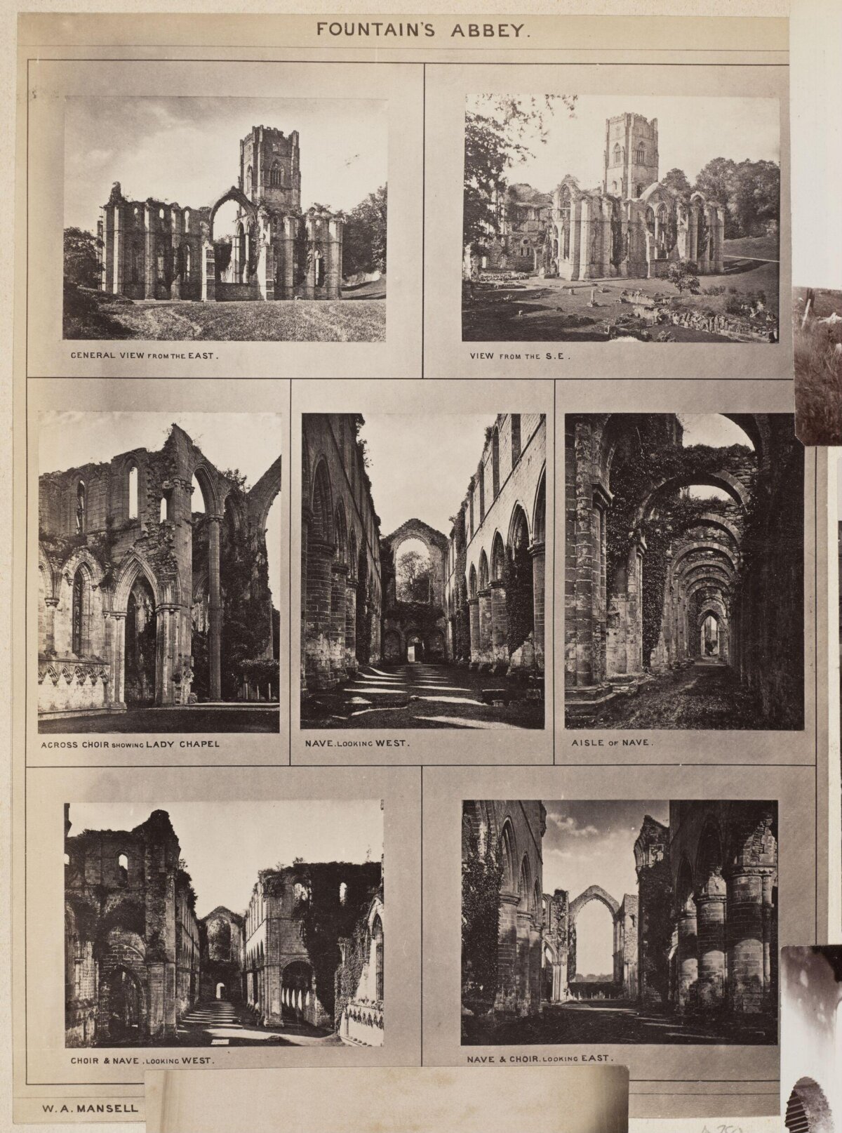 Fountain's Abbey Ruins Photographs