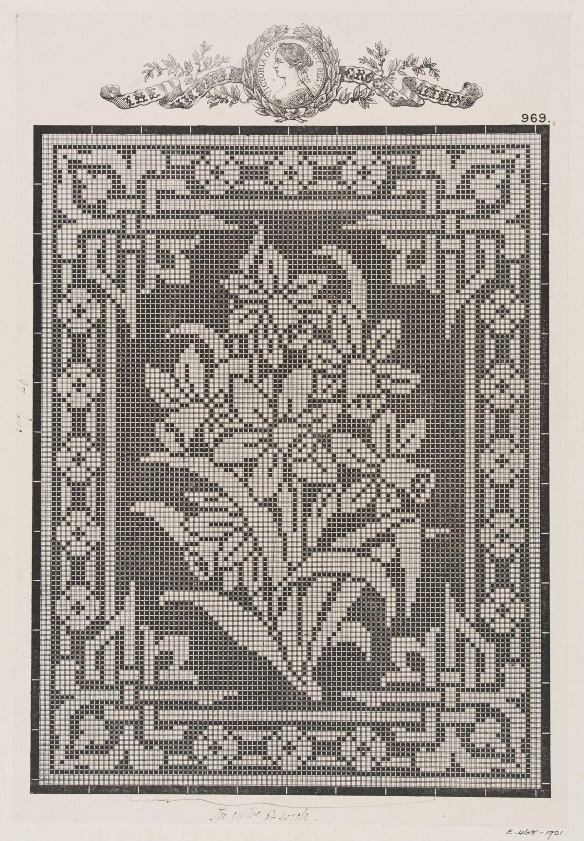 Victorian Cross Stitch Pattern Chart