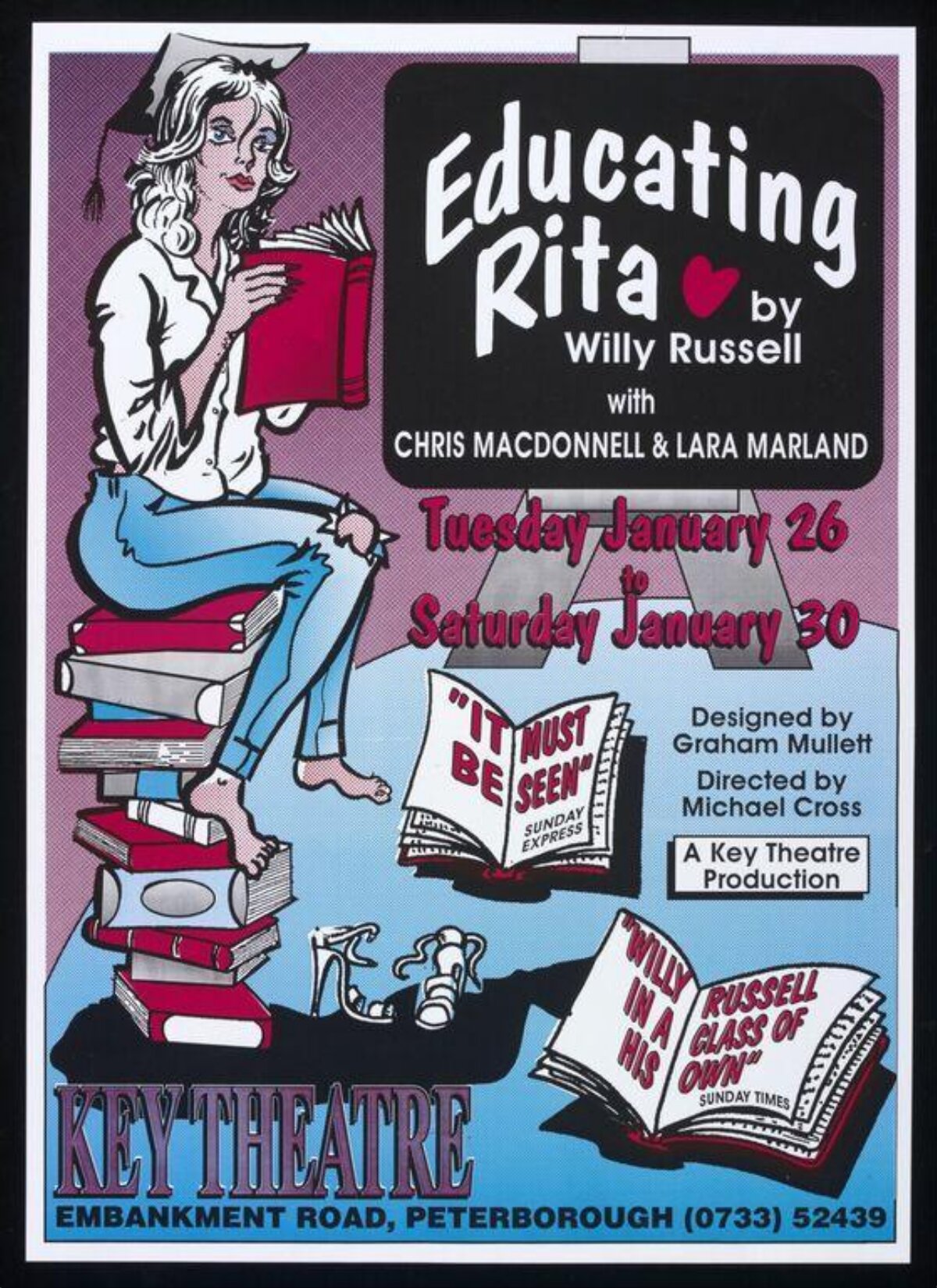 Educating Rita Theatre Play Poster