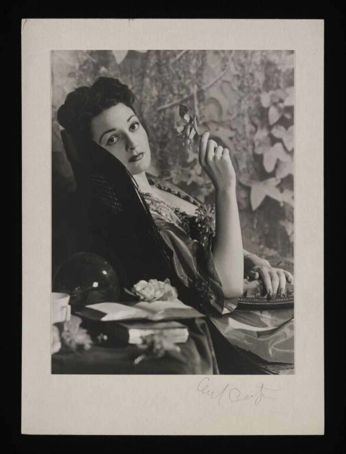 Vintage Signed Portrait of Woman