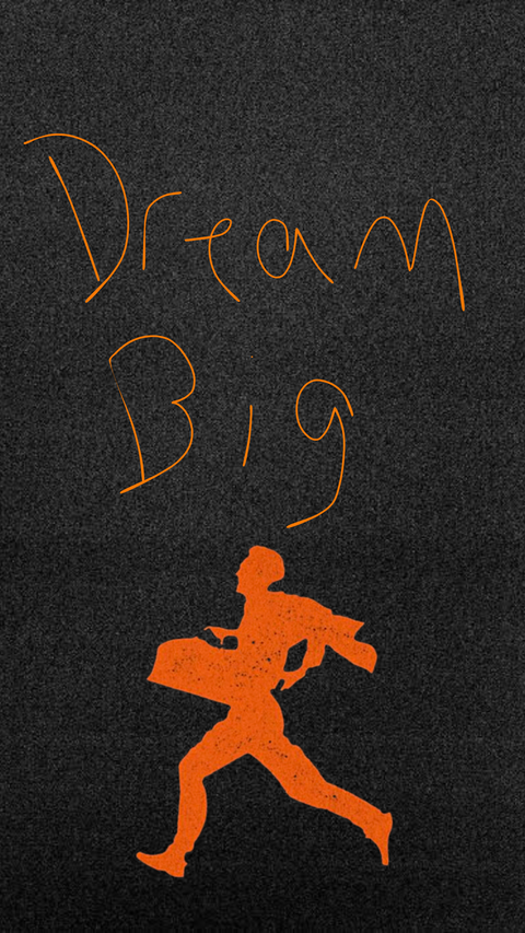 Dream Big Motivational Art