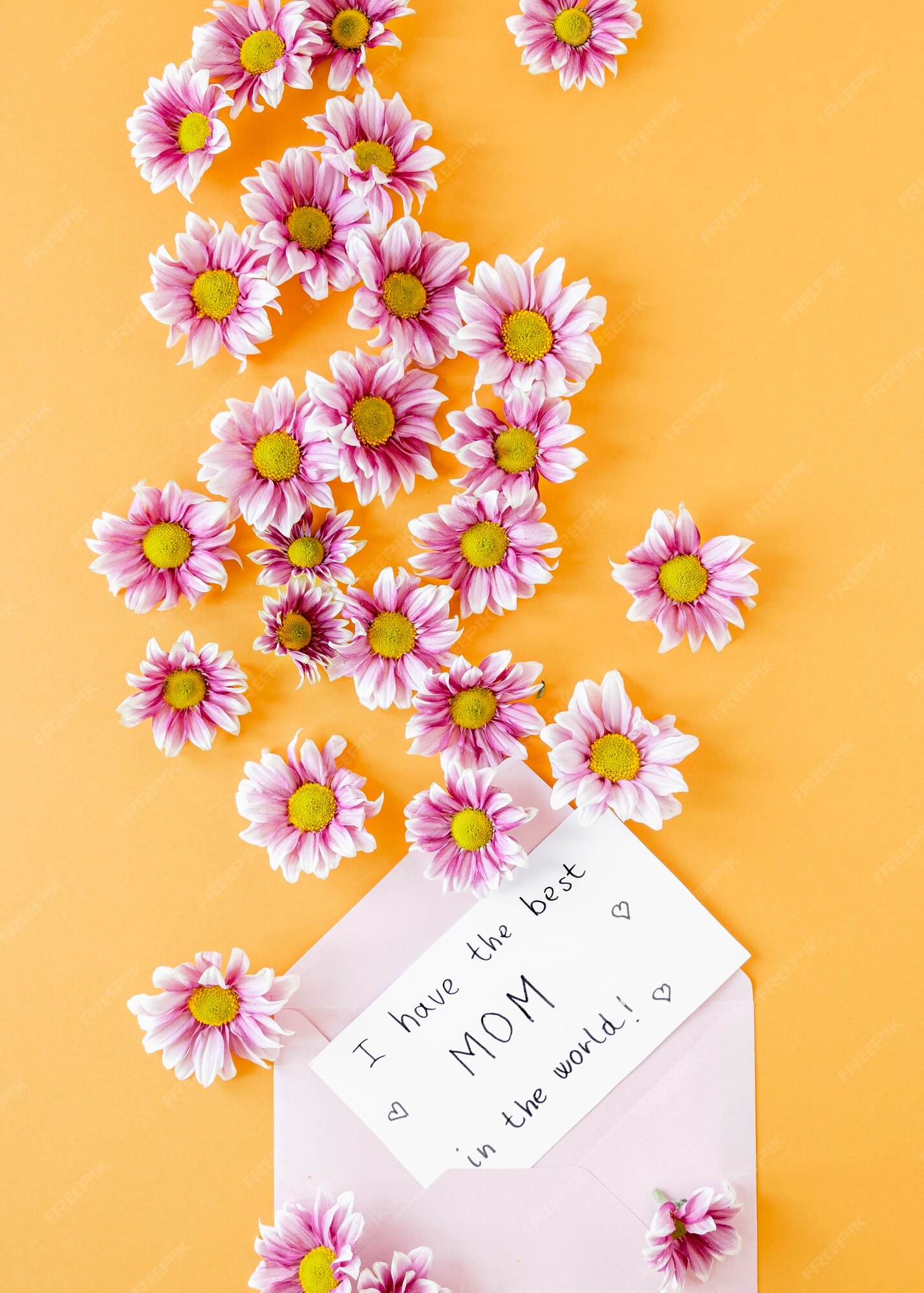 Mother's Day Greeting Card with Flowers