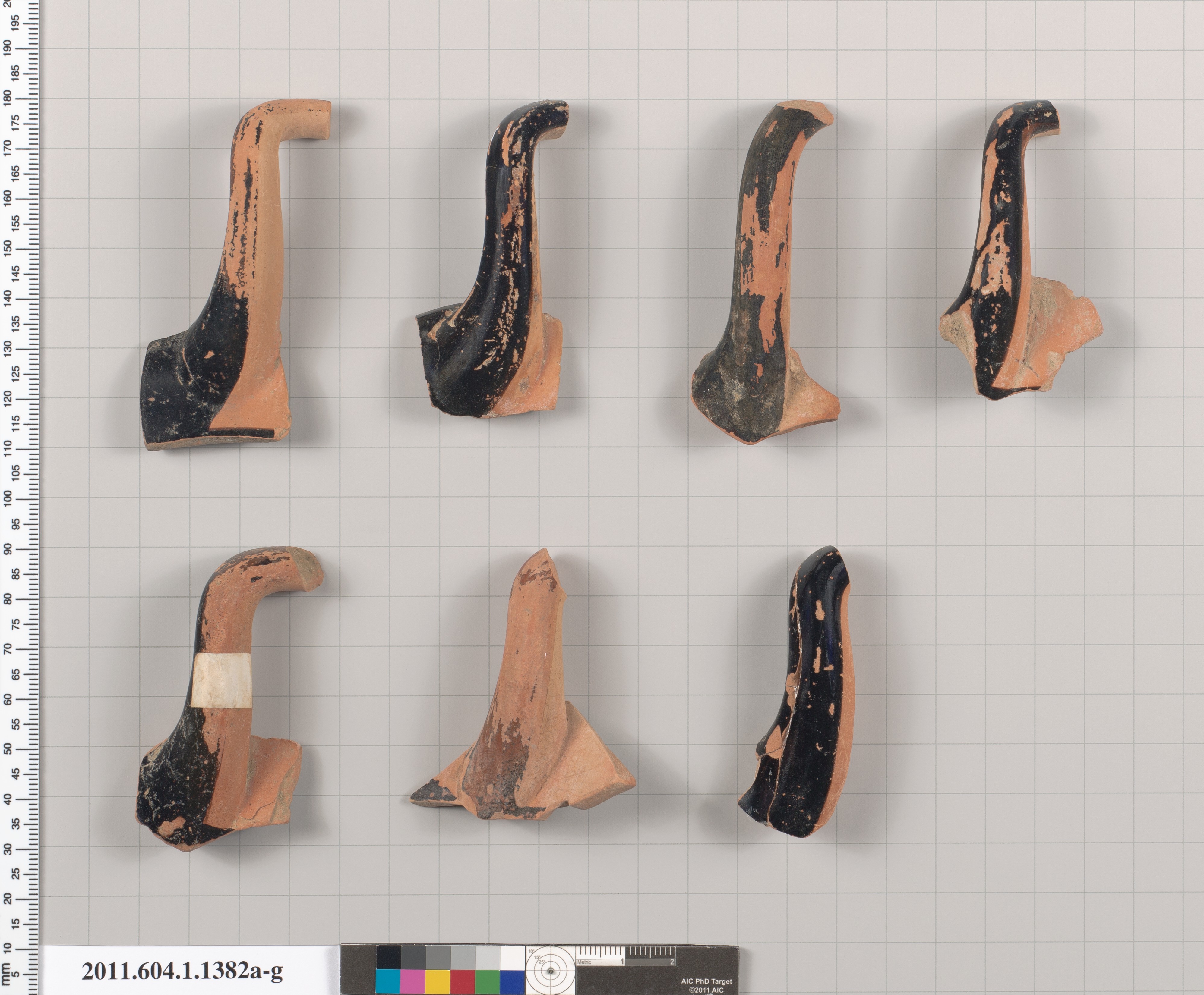Ancient Pottery Handle Fragments