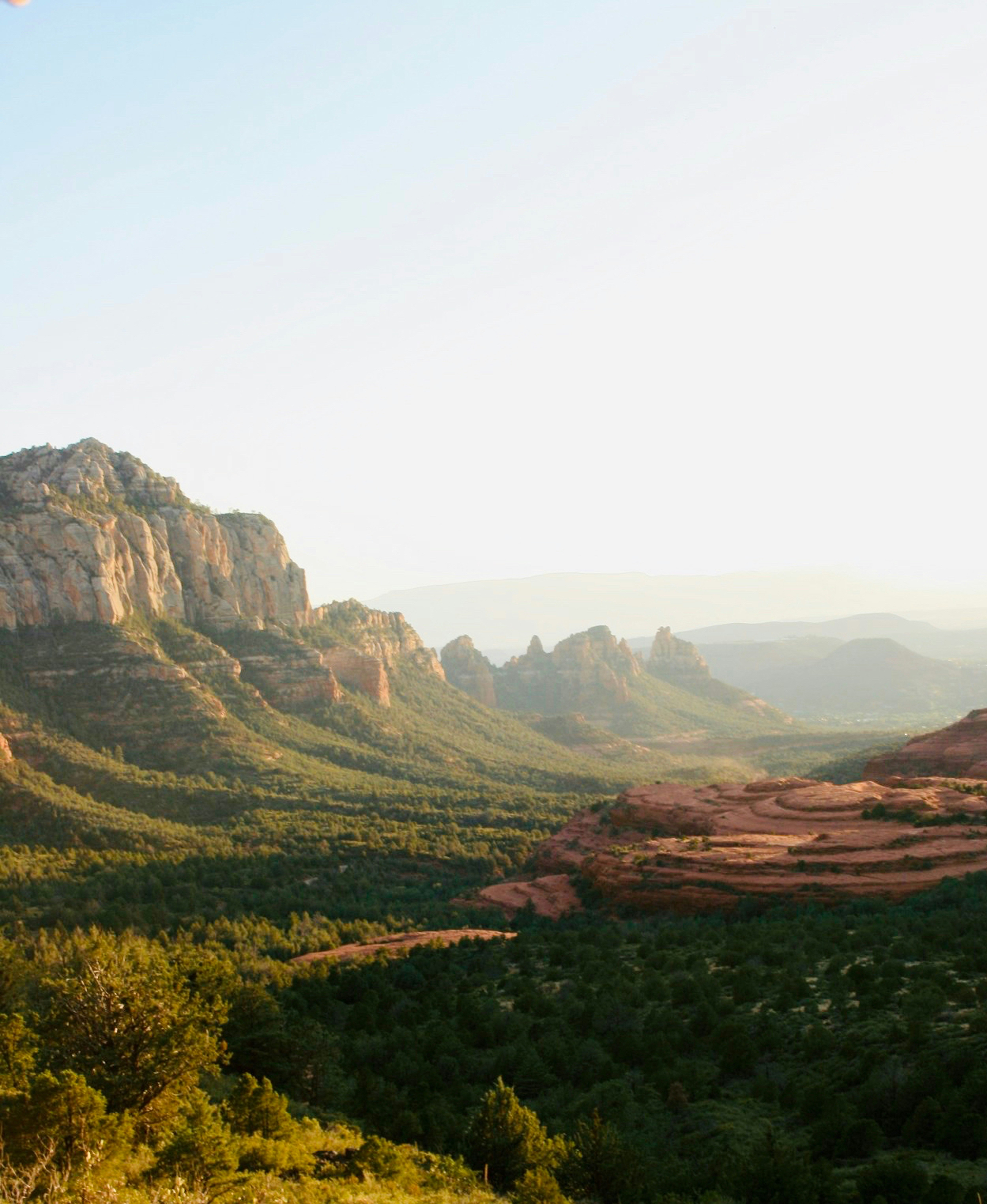 Red Rock Mountain Valley Landscape