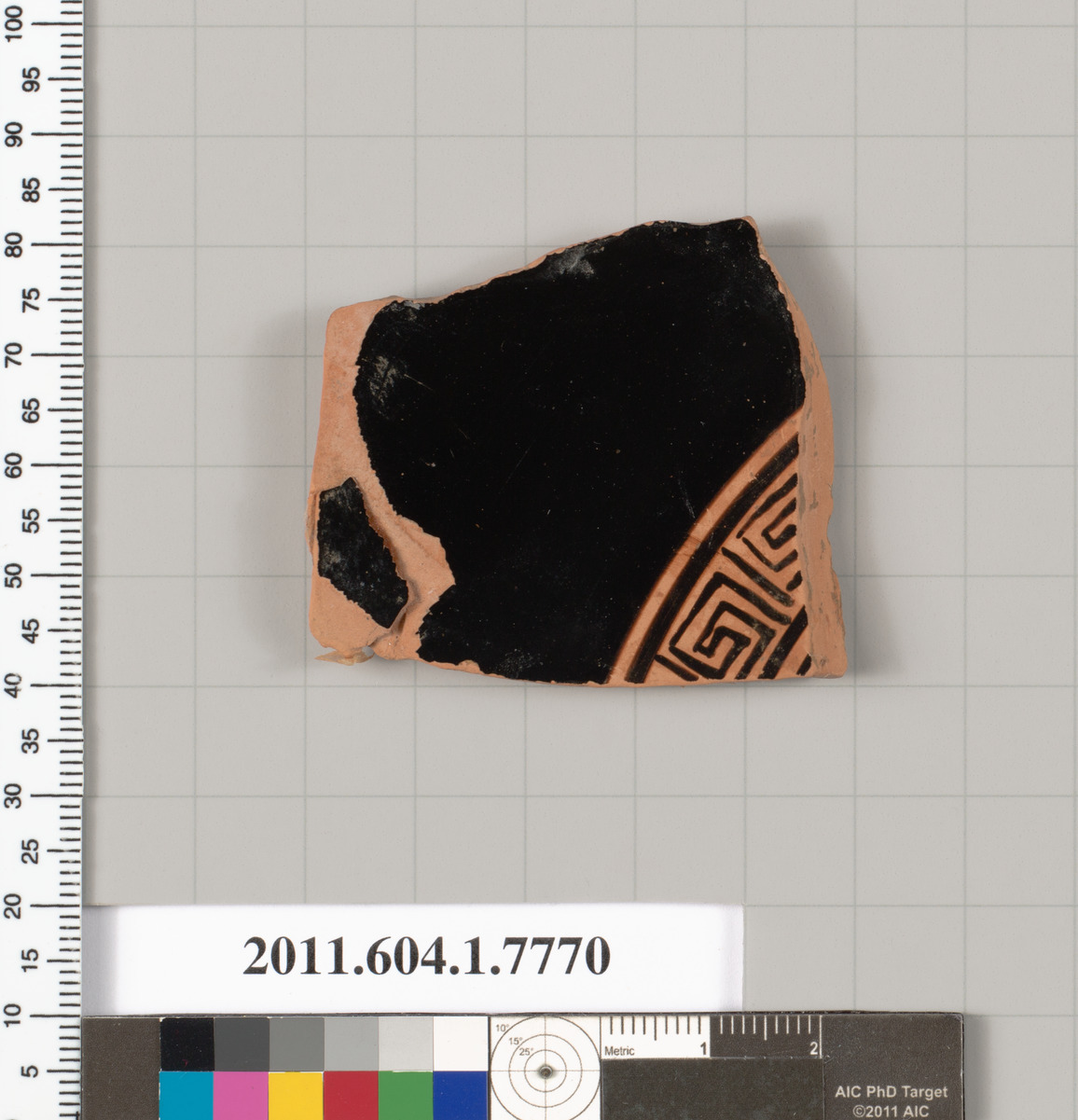 Ancient Pottery Shard Fragment