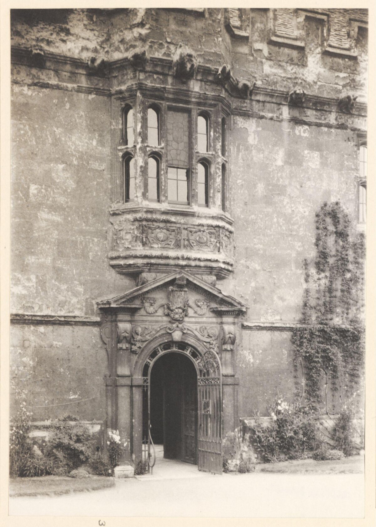 Ornate Historic Building Entrance
