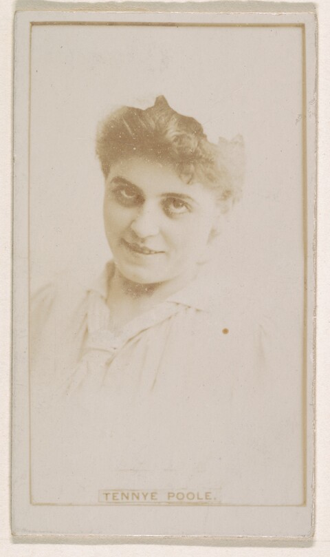 Vintage Portrait of Tennye Poole