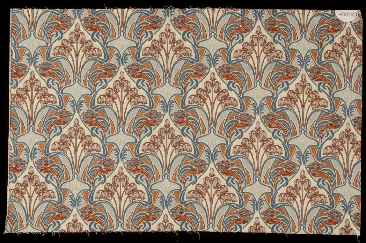 Vintage Botanical Repeating Textile Pattern