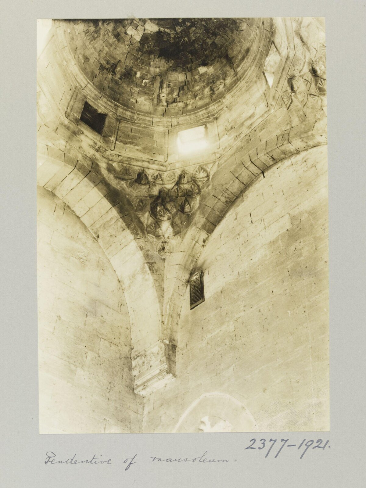 Interior Pendentive of a Mausoleum