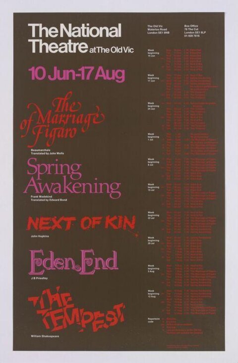National Theatre Play Poster