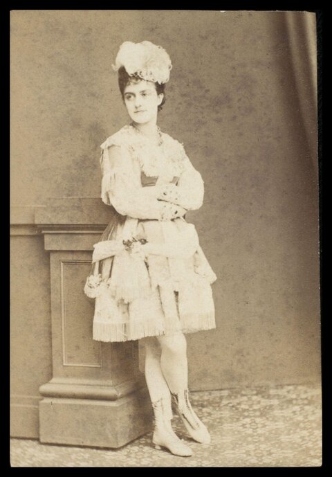 Victorian Stage Performer Portrait