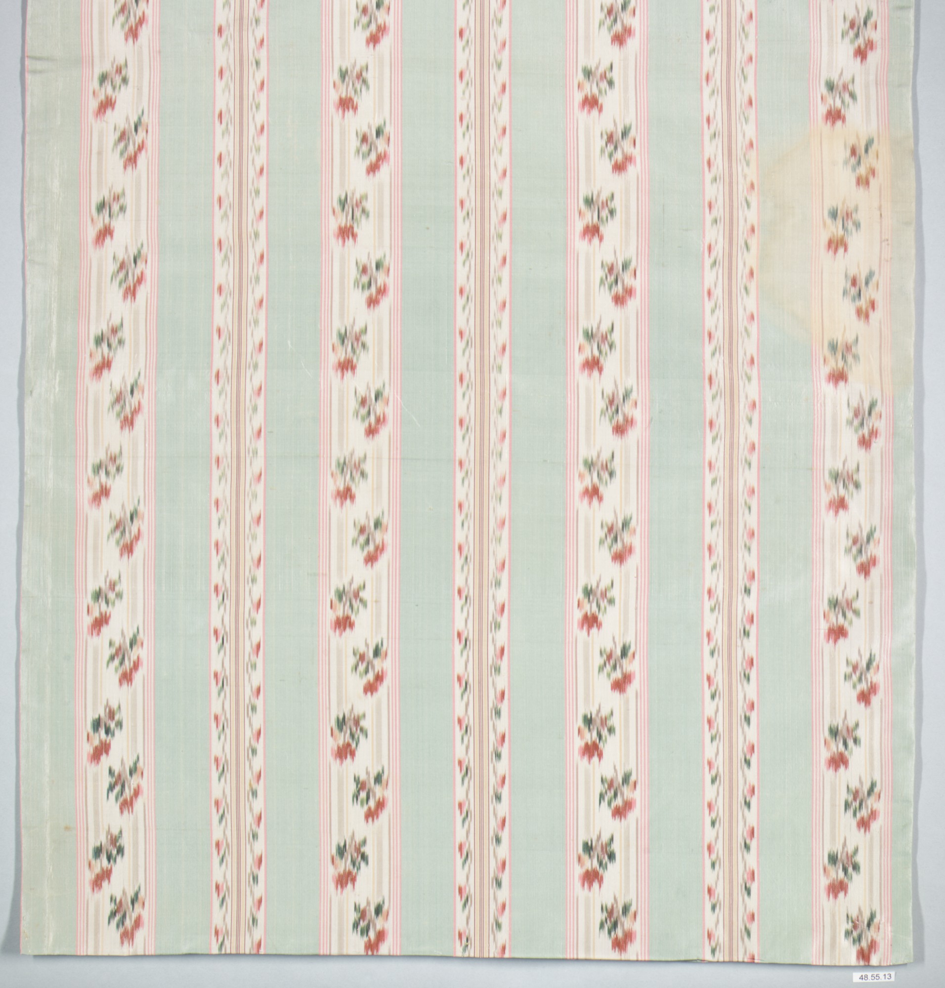 Vintage Striped Floral Textile