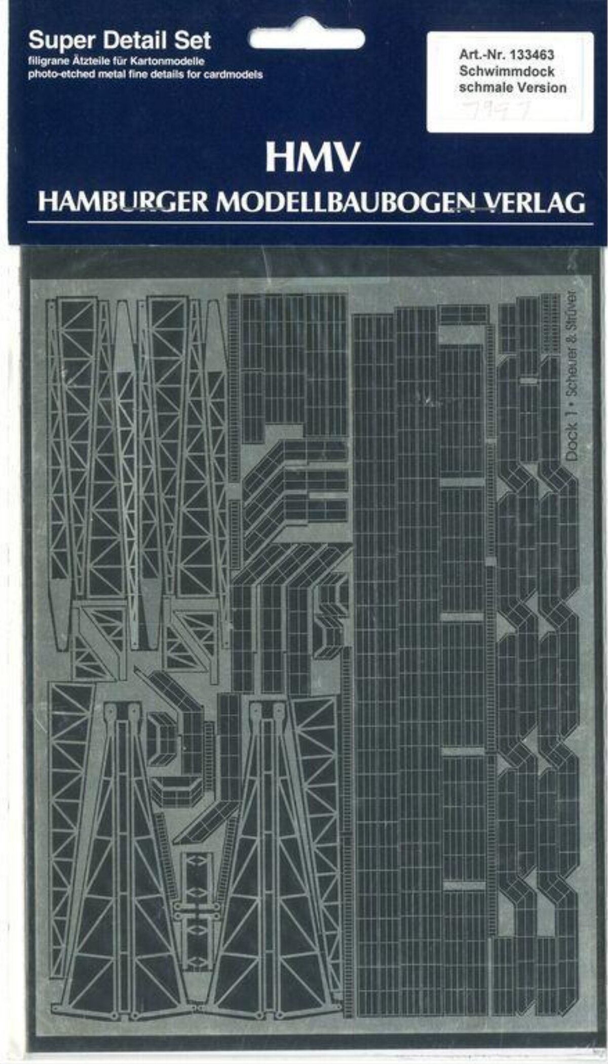 Floating Dock Model Photo-etched Detail Set