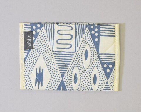 Habitat Patterned Fabric Pouch