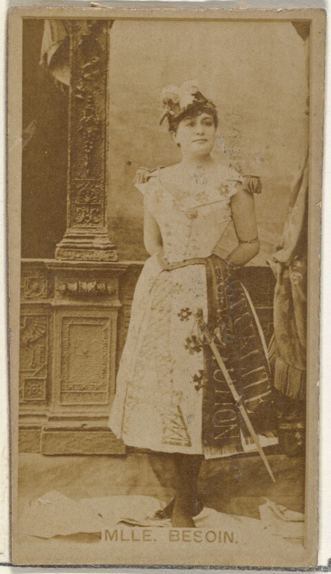 Vintage Portrait of Mlle. Besoin