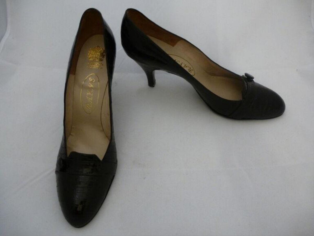 Pair of Black Vintage High Heels
