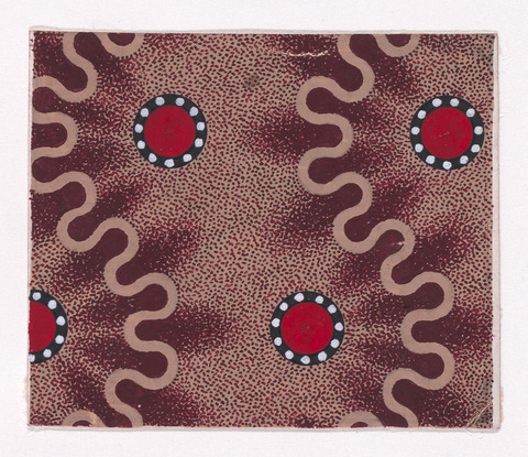 Aboriginal Style Geometric Dot Painting