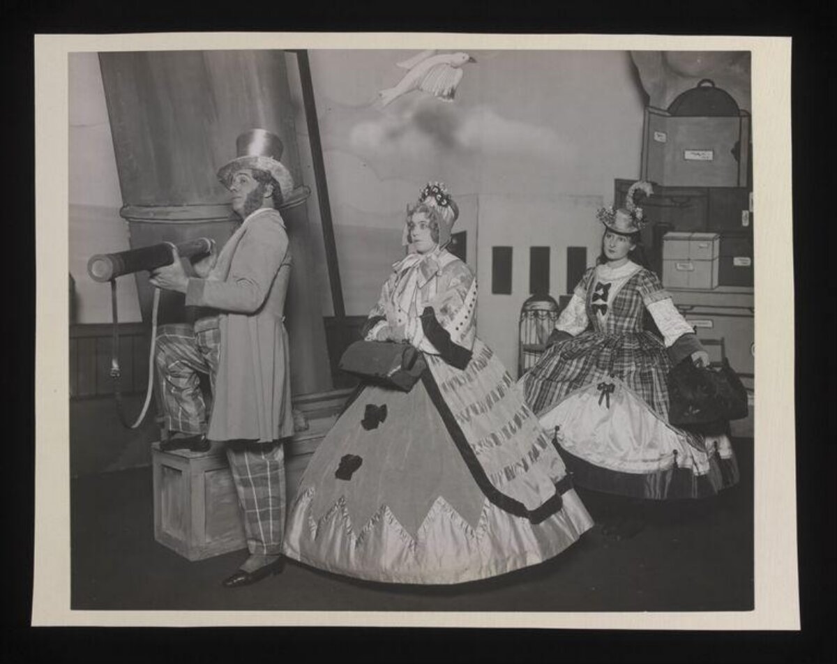 Victorian Stage Performance Scene
