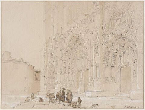 Sketch of Cathedral Entrance Square