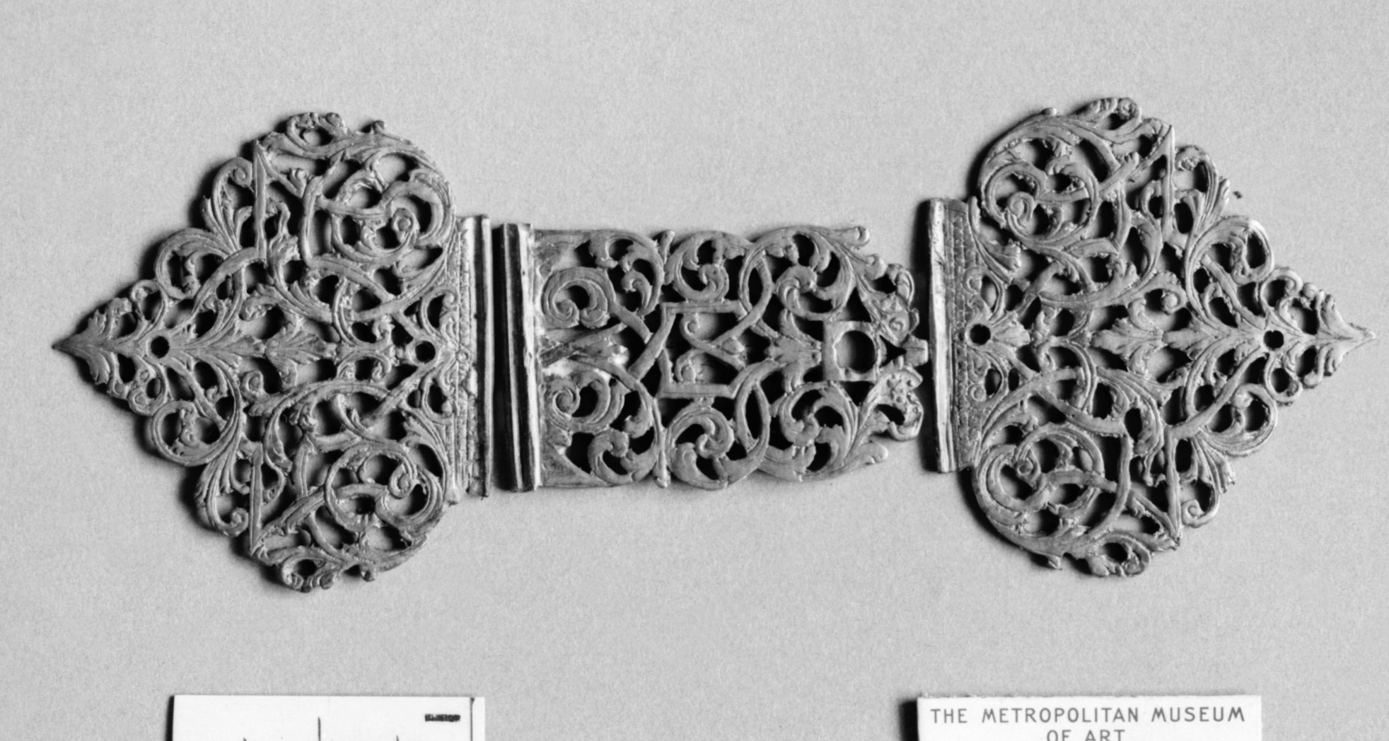 Ornate Openwork Metal Belt Fittings