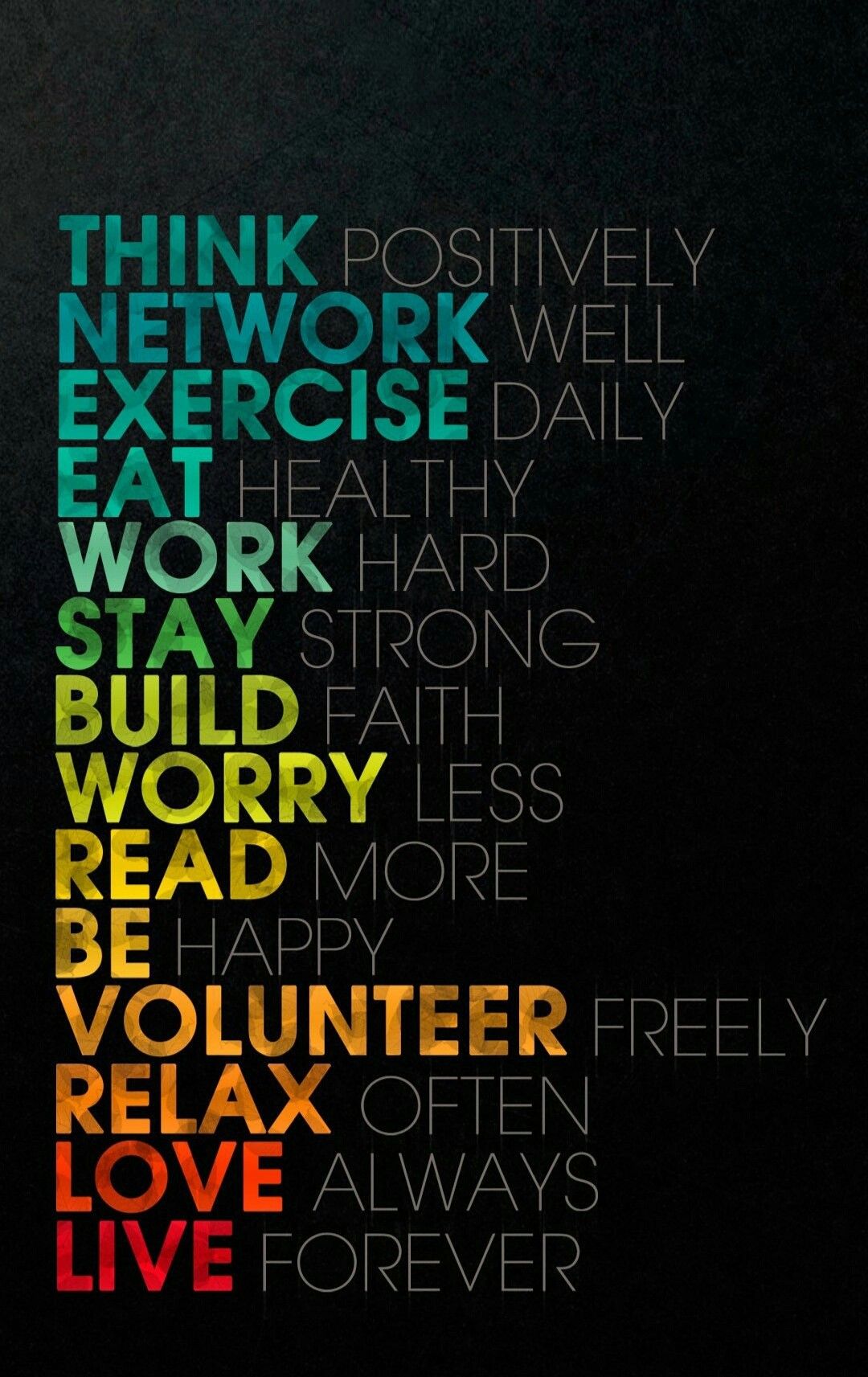 Positive Life Motivational Quote Poster