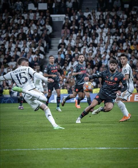 Real Madrid vs Man City soccer match