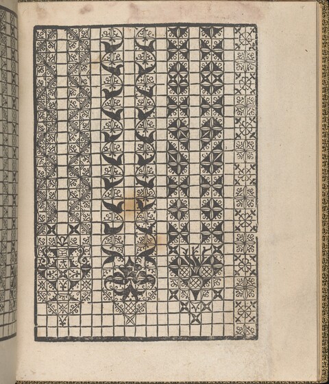 Antique Geometric Embroidery Pattern