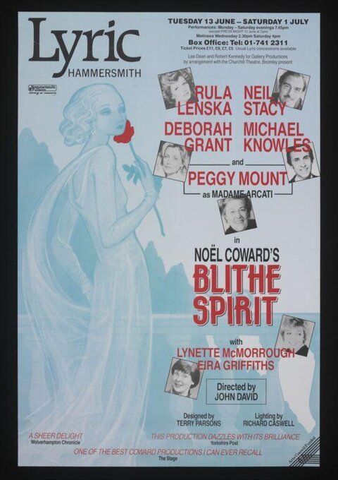 Blithe Spirit Theatre Poster